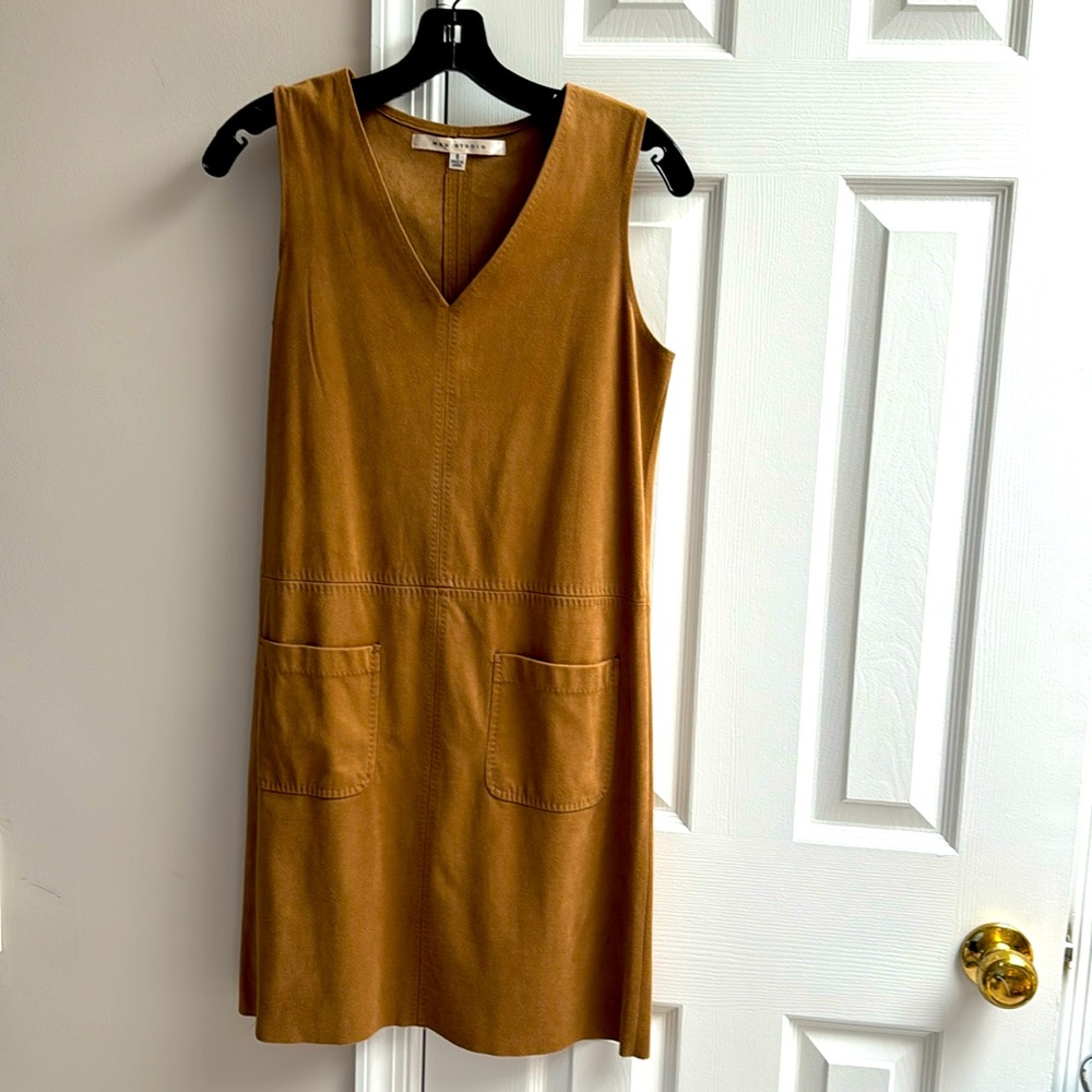 Max Studio  velvety or suede mini dress